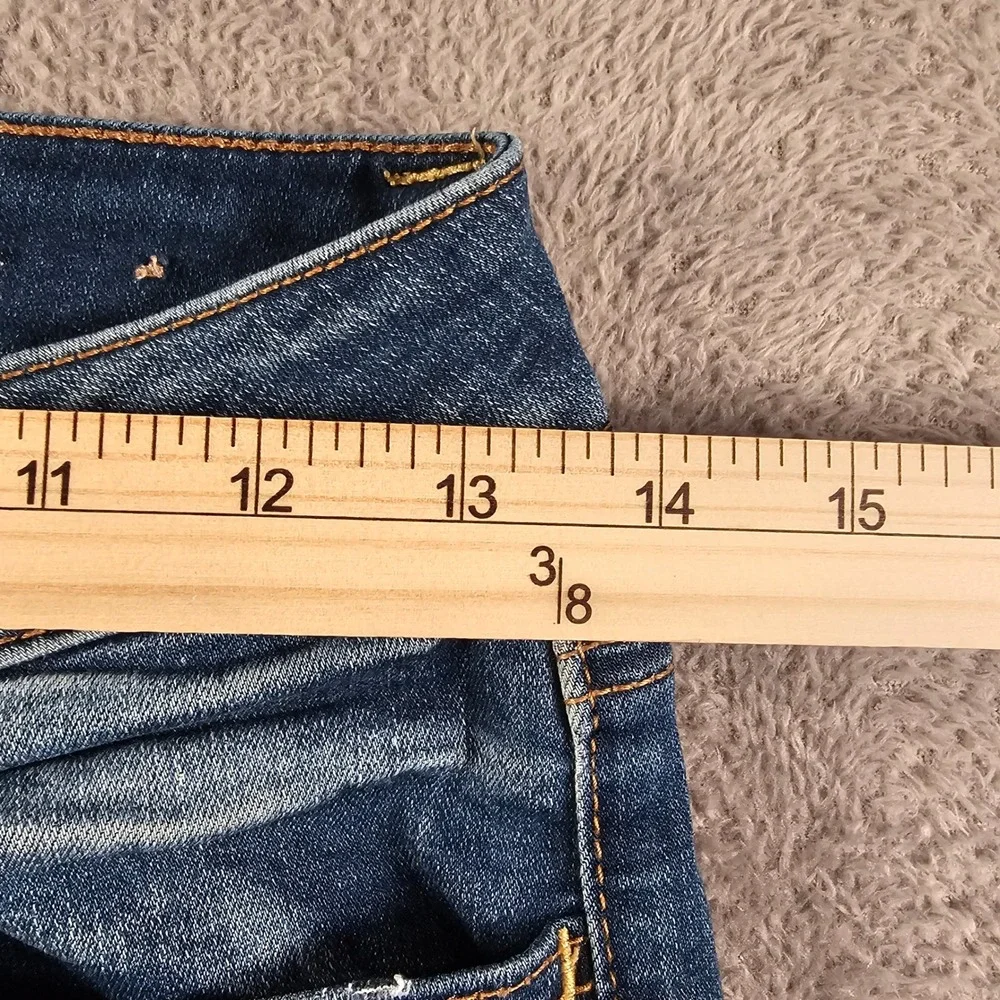 American Eagle Super Super Stretch Skinny Jeans Medium Wash Womens 2S Short